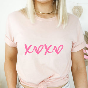 X💓X💓 Valentine Graphic T-Shirt - Trendznmore