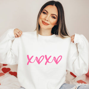 X💓X💓 Valentines Crewneck Sweatshirt - Trendznmore