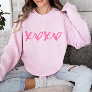 X💓X💓 Valentines Crewneck Sweatshirt - Trendznmore