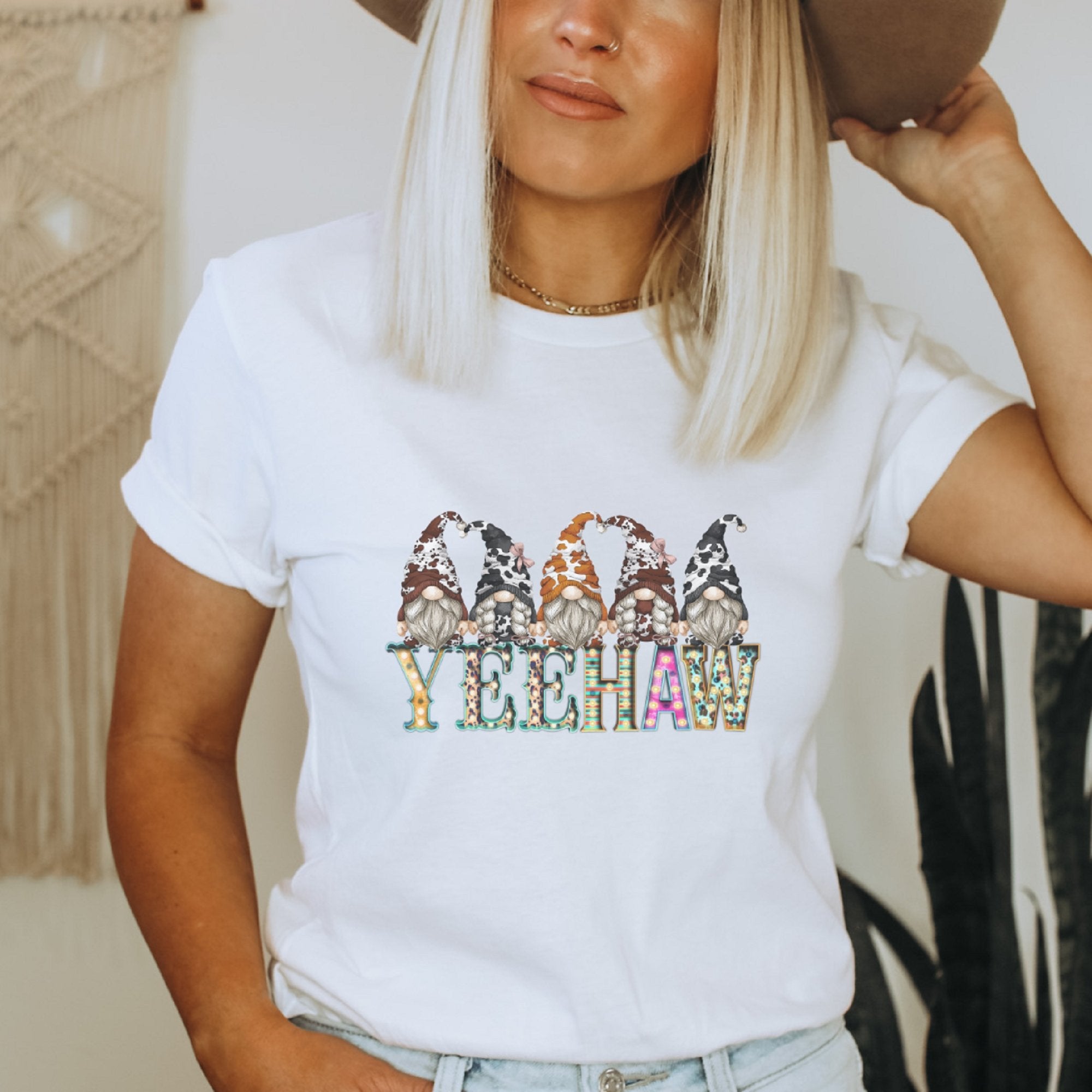 Yeehaw Gnome T-Shirt - Trendznmore