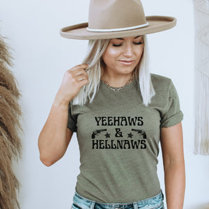 Yeehaws & Hellnaws T-Shirt - Trendznmore